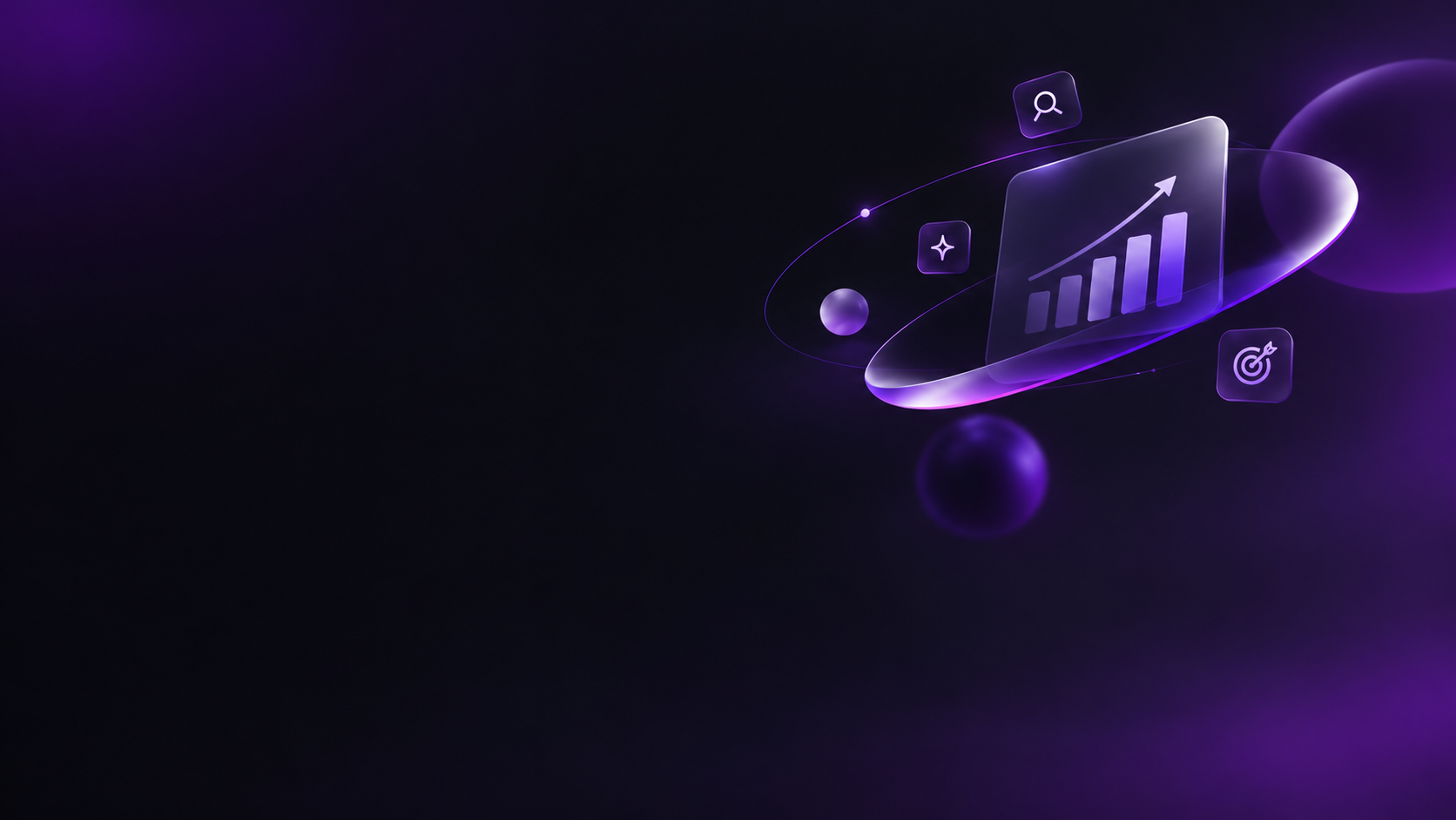 Futuristic Purple Analytics Orbitnew